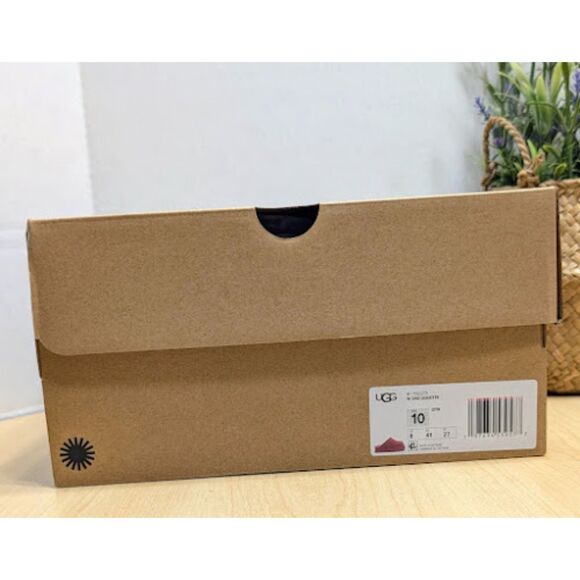 UGG Dusty Orchid Pink Discoquette Platform Suede Slide Slippers Women's 10 NIB - Picture 11 of 13